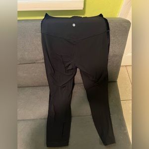 Lululemon align pant with velvet stripe on sides size 10